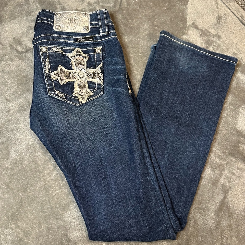 Miss Me bootcut jeans. Size 26